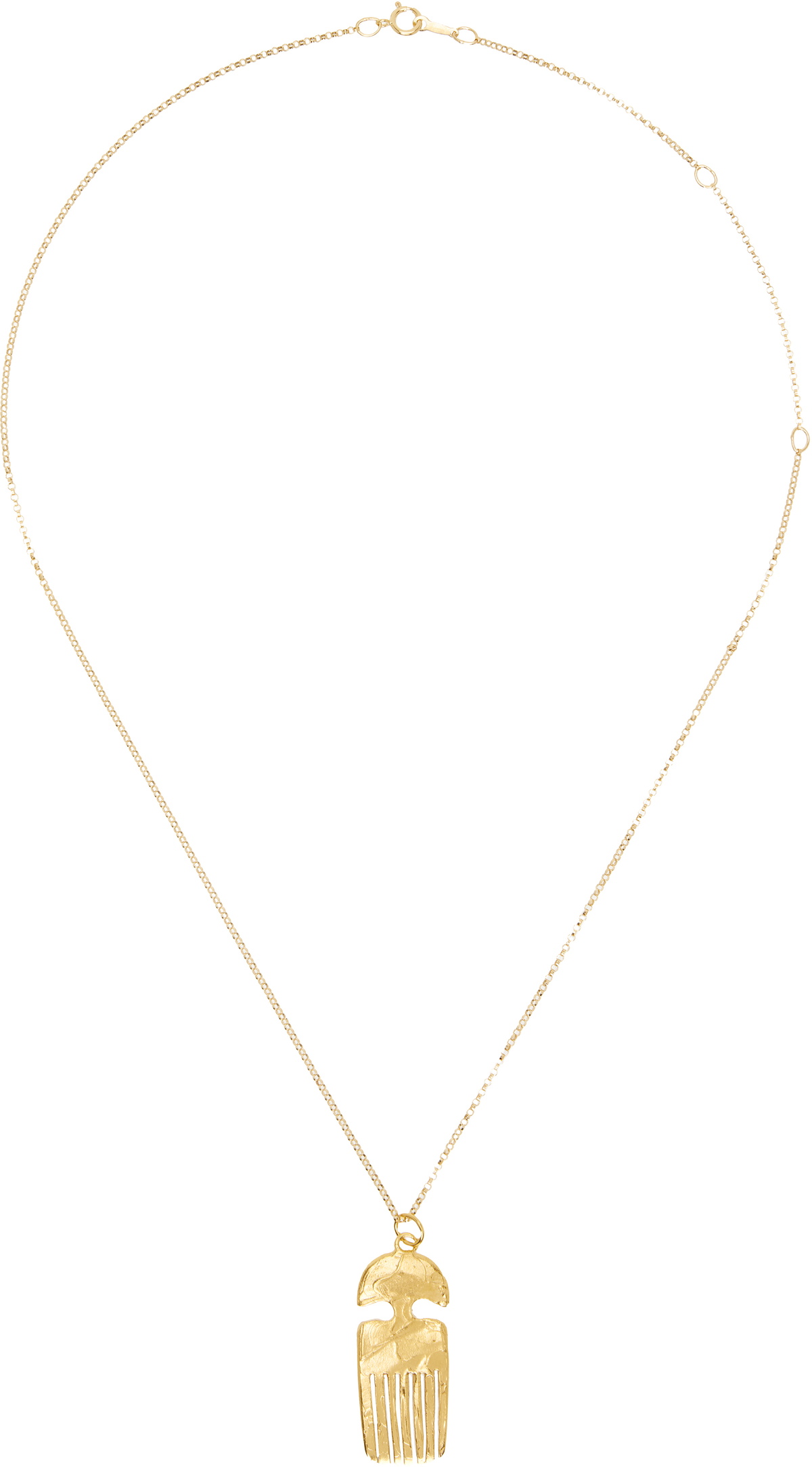 Alighieri Gold 'The Vanity Comb' Necklace