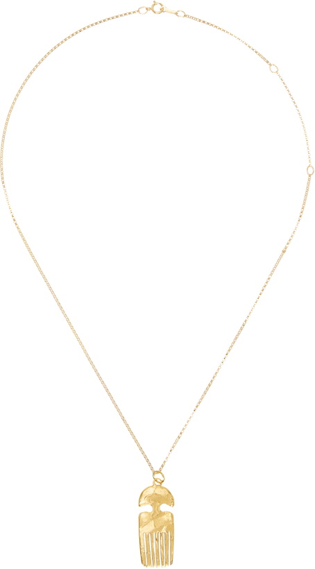 Photo: Alighieri Gold 'The Vanity Comb' Necklace