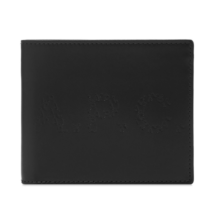 Photo: A.P.C. Aly Embossed Logo Billfold Wallet