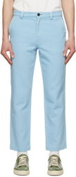 PS by Paul Smith Blue Cotton Trousers