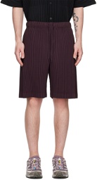 HOMME PLISSÉ ISSEY MIYAKE Purple Color Pleats Shorts