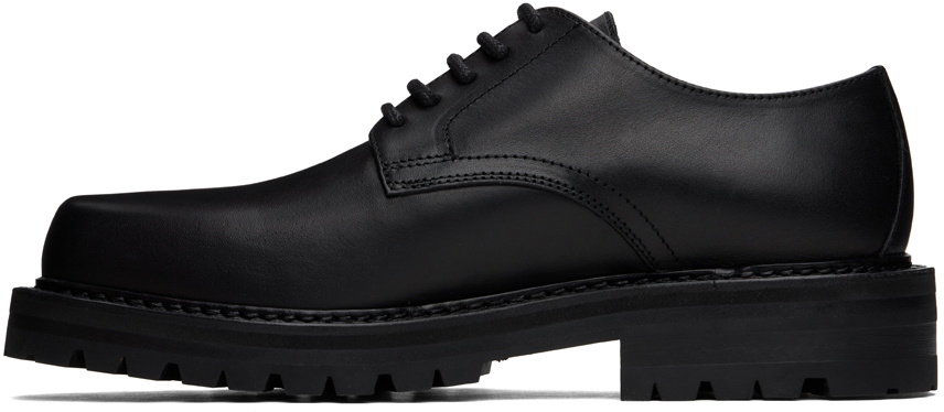Dries Van Noten Black Leather Derbys