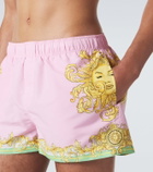 Versace Printed swim trunks