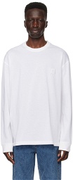 Wooyoungmi White Printed Long Sleeve T-Shirt
