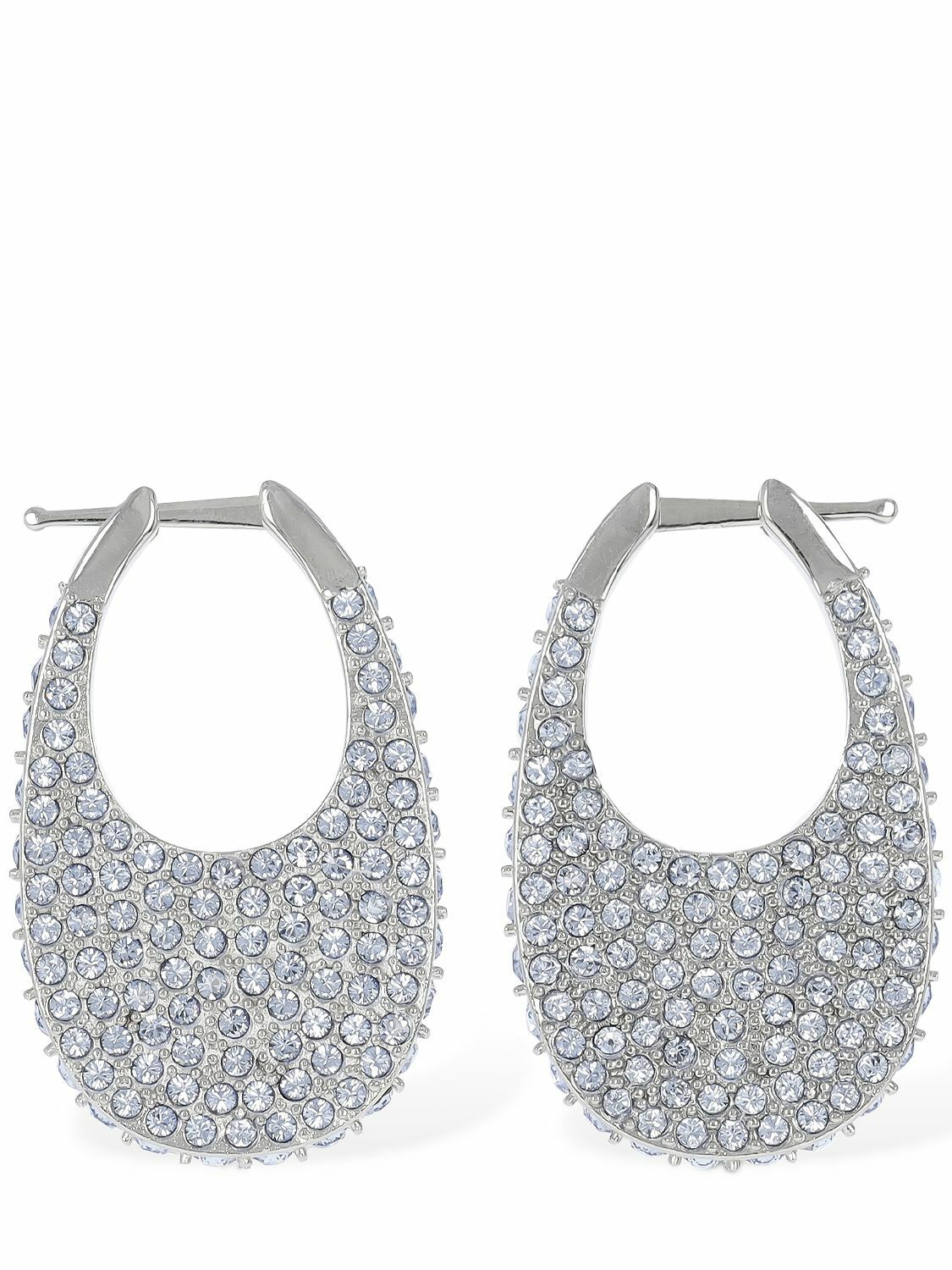 COPERNI Crystal Embellished Medium Swipe Earring (Silver) main image 1