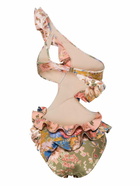 ZIMMERMANN - Floral Print One-shoulder Swimsuit