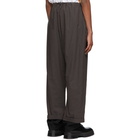 Y/Project Brown Tailored Pyjama Pants