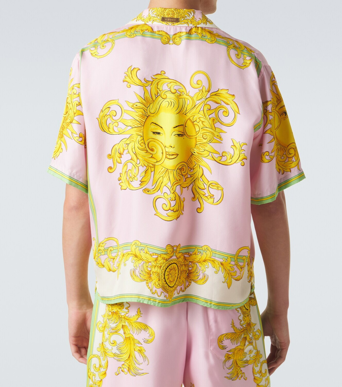 Versace Printed silk shirt