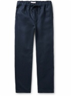 Derek Rose - Sydney 2 Slim-Fit Linen Drawstring Trousers - Blue