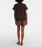 Varley Morales cotton poplin shorts