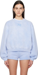 alexanderwang.t Blue Puff Logo Sweatshirt