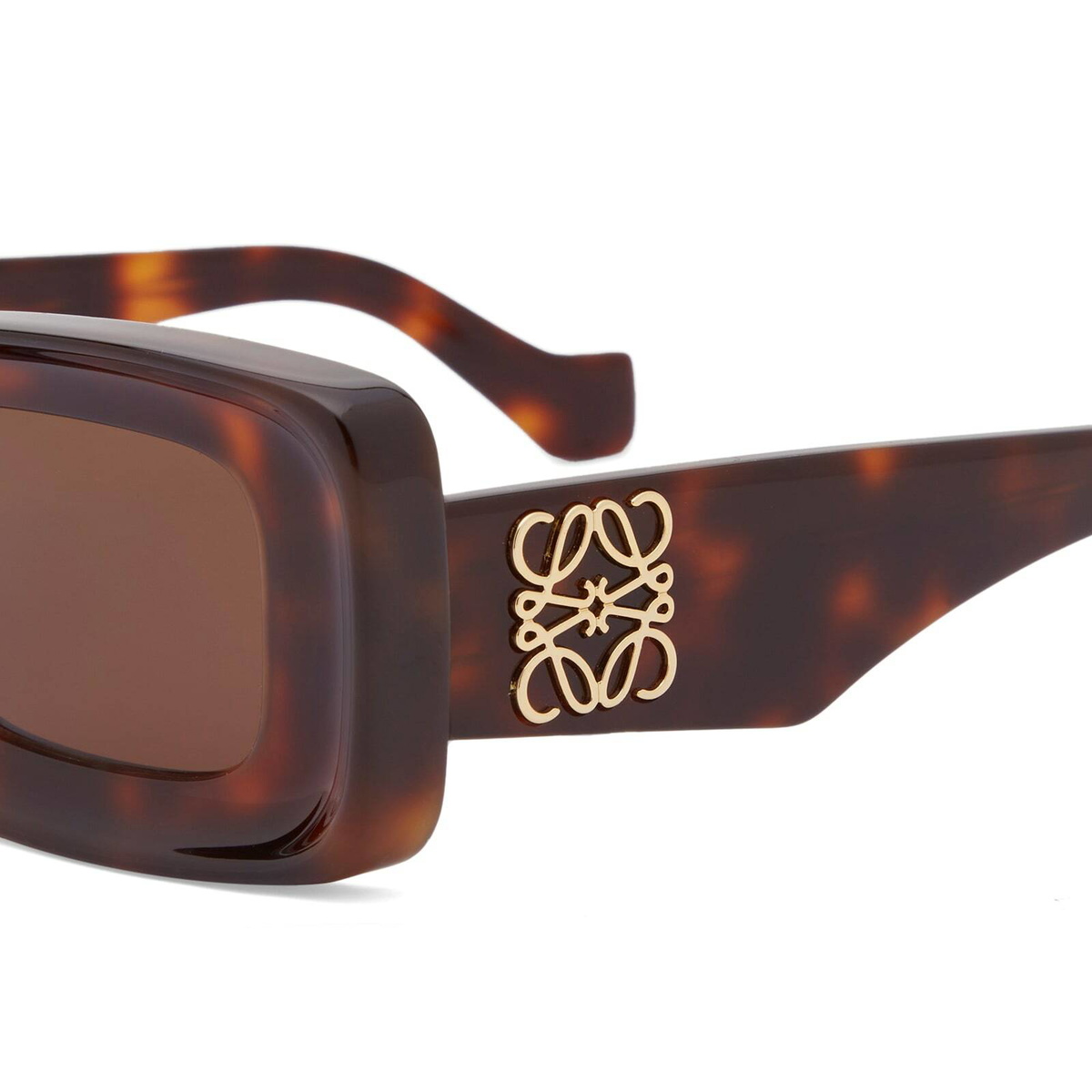 Loewe Eyewear Women's Loewe Rectangular Sunglasses in Dark