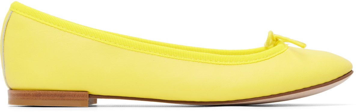 Repetto Yellow Cendrillon Ballerina Flats