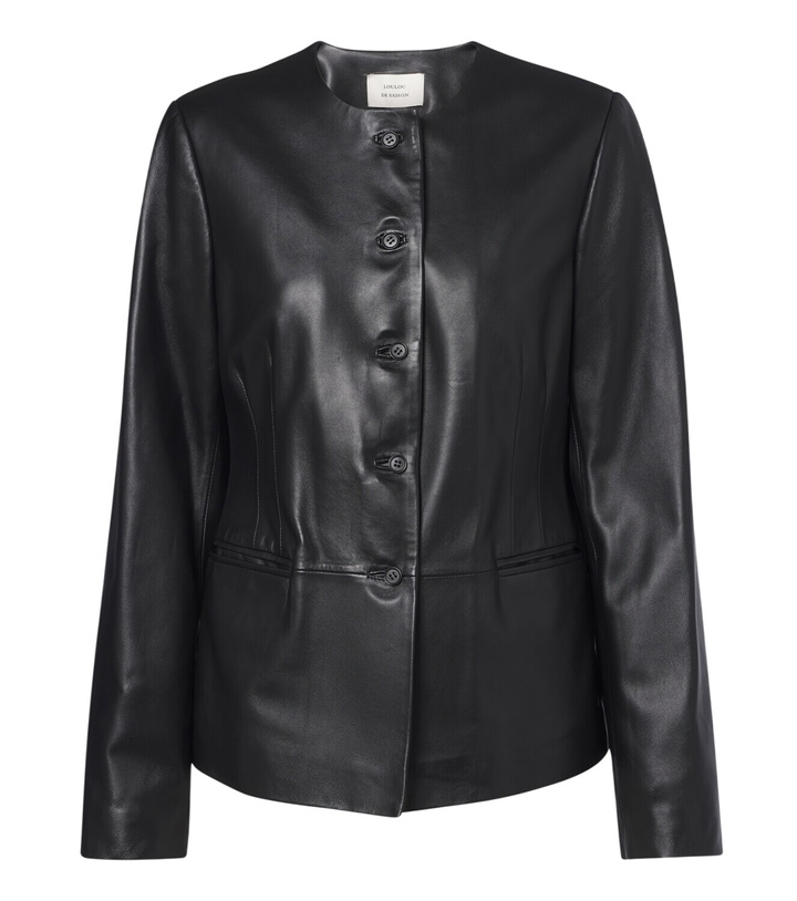 Photo: Loulou de Saison Adea leather jacket