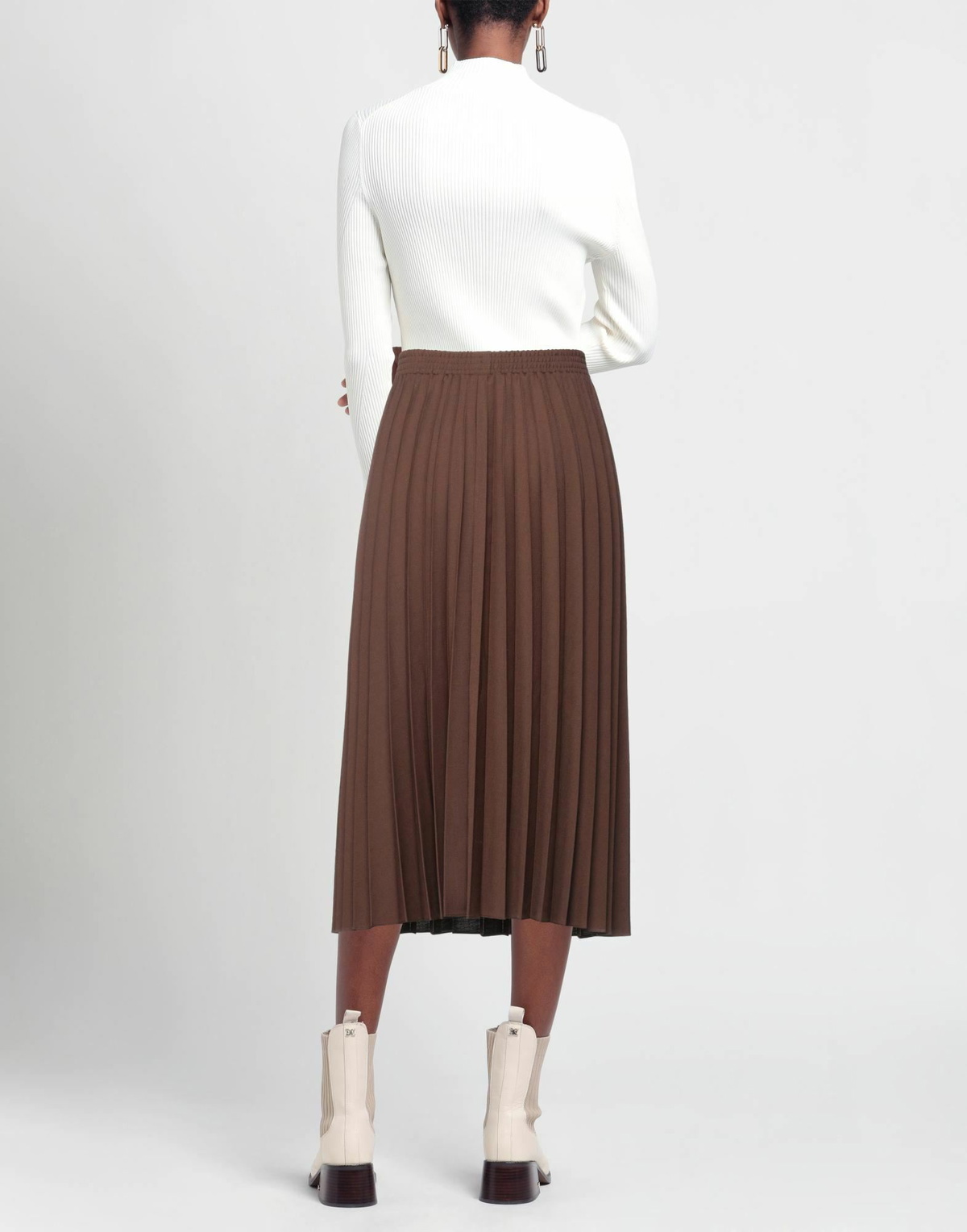 Vetements Womens Midi skirt in Brown
