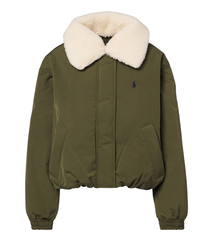 Photo: Polo Ralph Lauren Teddy-trimmed technical down jacket