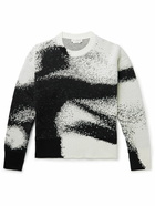 Alexander McQueen - Jacquard-Knit Sweater - Black