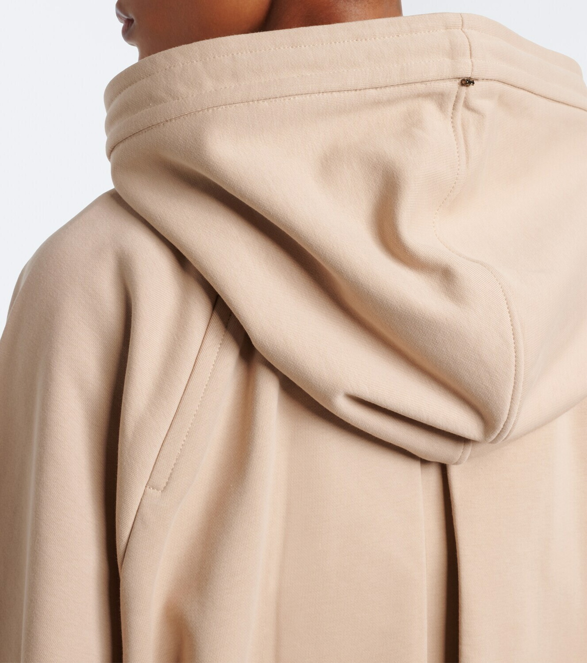 Sportmax Cotton-blend jersey hoodie