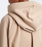 Sportmax Cotton-blend jersey hoodie