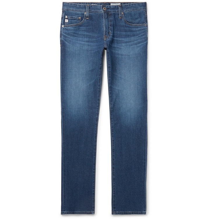 Photo: AG Jeans - Tellis Slim-Fit Stretch-Denim Jeans - Men - Blue