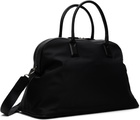 Nothing Written Black Nylon Boston Tote