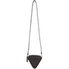 Valentino Black Valentino Garavani VLTN Triangular Pouch