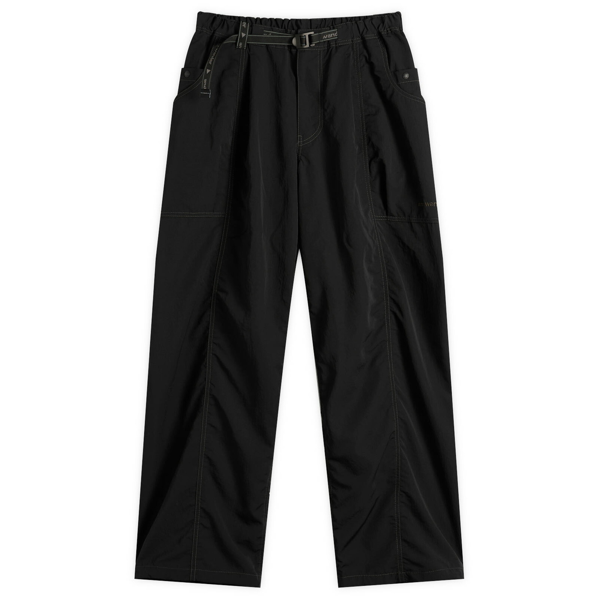 And Wander Men's Wide Cargo Pant in Black and Wander