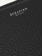 Serapian - Cachemire Logo-Print Full-Grain Leather Mouse Pad