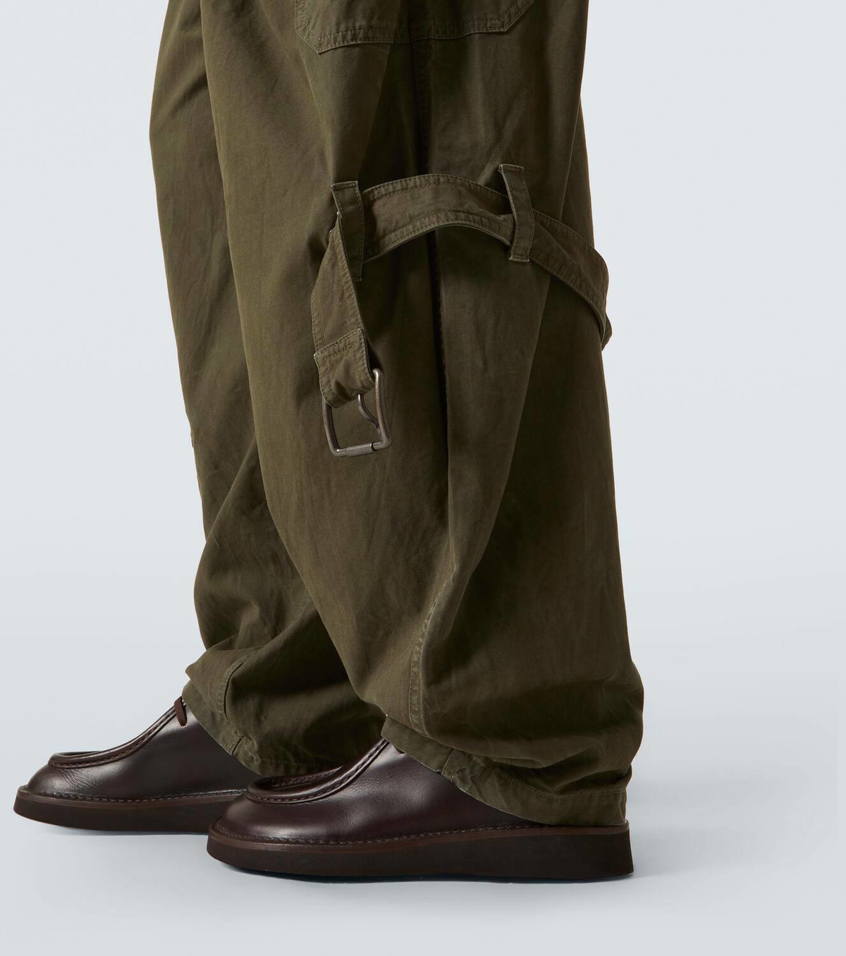 Loewe Mid-rise cotton cargo pants Loewe