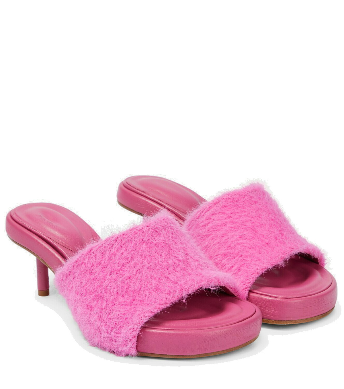 Jacquemus - Les Mules Argilla leather mules Jacquemus