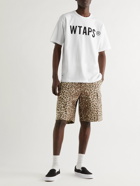 WTAPS - Banner Logo-Print Cotton-Jersey T-Shirt - White