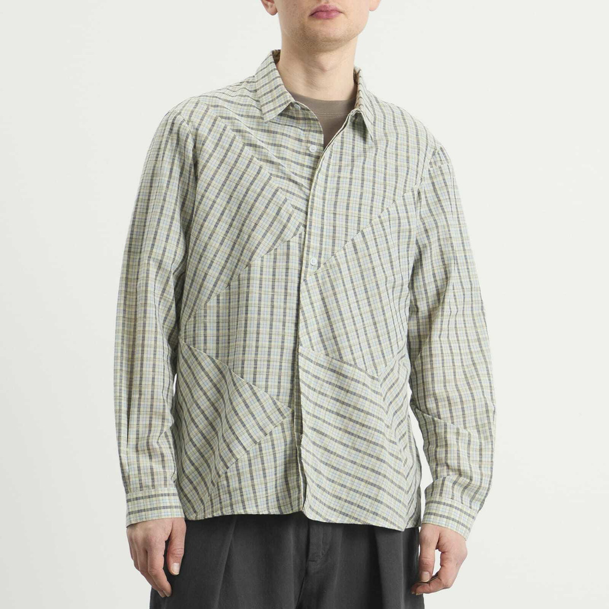 YMC Men's Check Substance Shirt in Multi