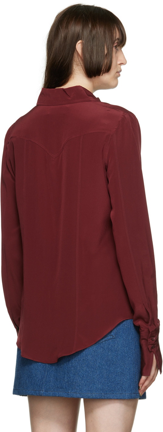 Maiden Name SSENSE Exclusive Red Odette Shirt