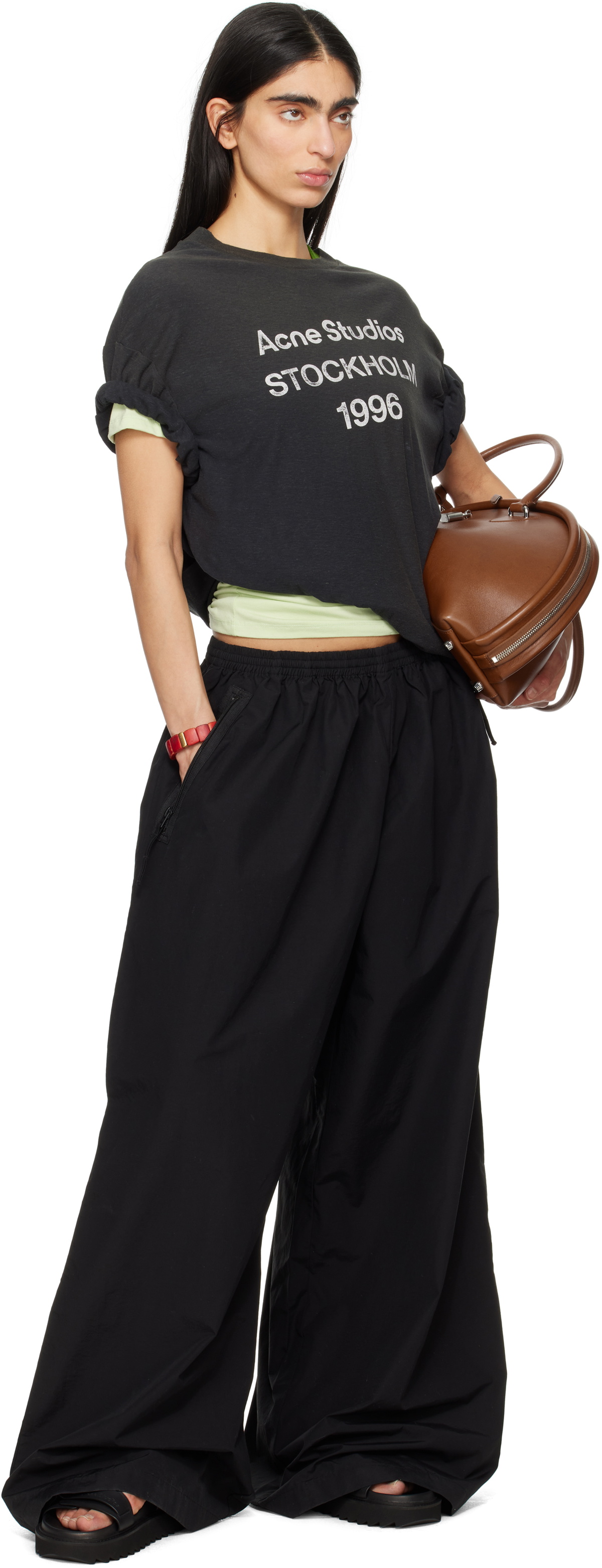 Acne Studios Black Relaxed Fit Lounge Pants