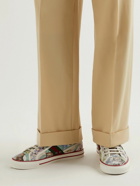 GUCCI - Tennis 1977 Webbing-Trimmed Printed Canvas Sneakers - White