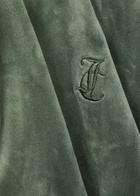 Juicy Couture Robertson Hooded Velour Sweatshirt Green