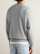 A.P.C. - Logo-Print Organic Cotton-Jersey Sweatshirt - Gray