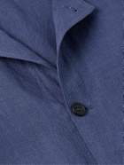 Anderson & Sheppard - Linen Overshirt - Blue