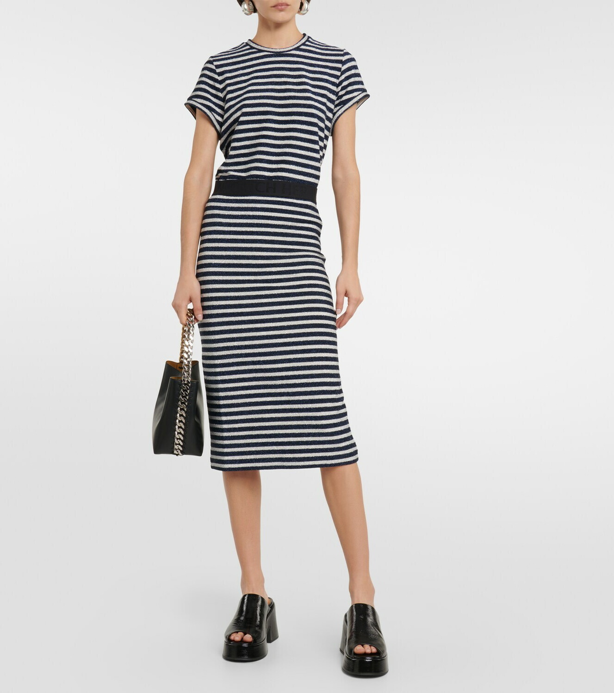 Dorothee Schumacher Endless Shimmer striped jersey top