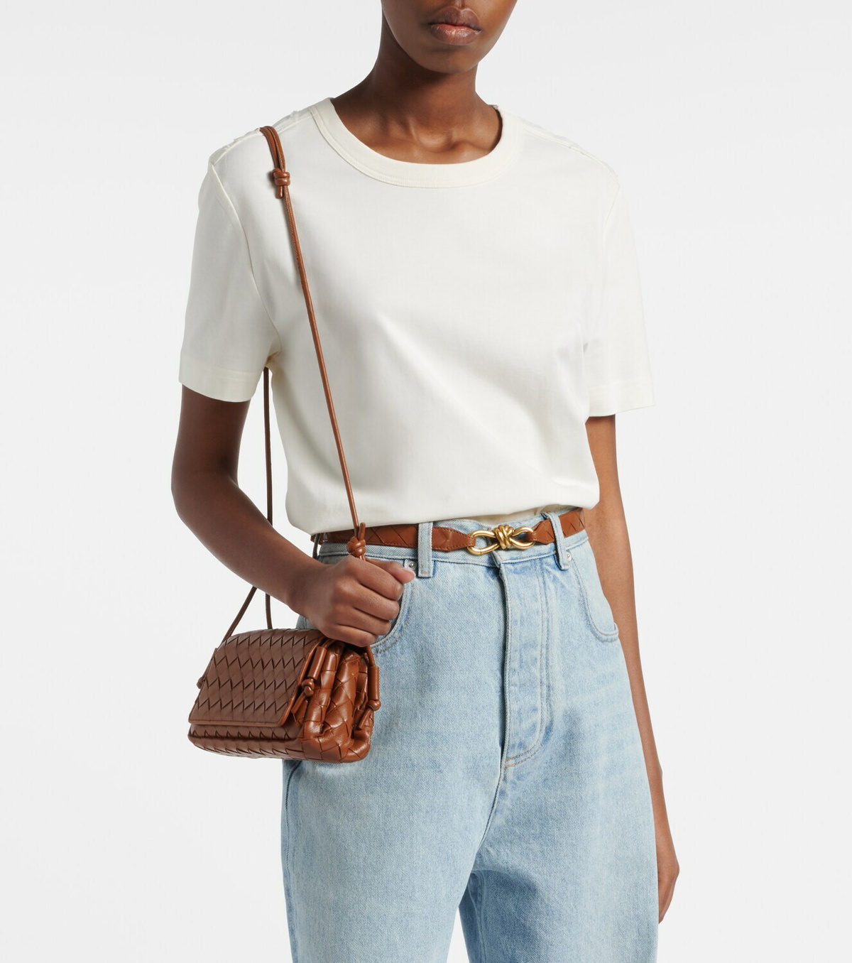 Bottega Veneta Intrecciato cotton jersey T-shirt