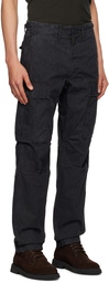 RRL Black Surplus Cargo Pants