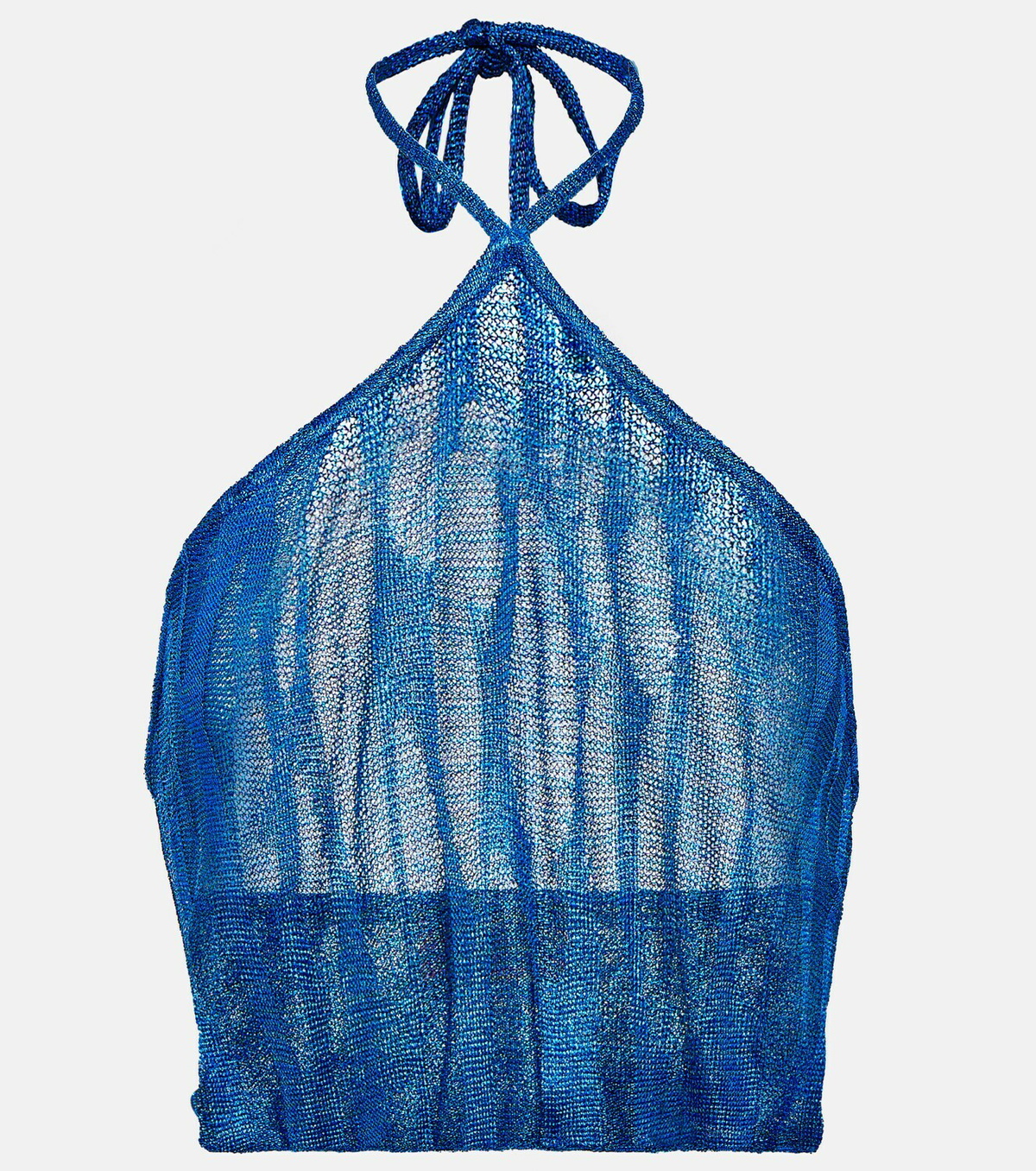 Missoni Mare Jacquard halterneck crop top