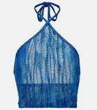 Missoni Mare Jacquard halterneck crop top