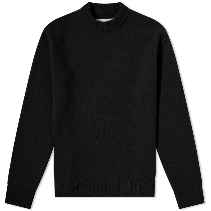 Photo: Jil Sander Men's Chunky Crew Knit in Black