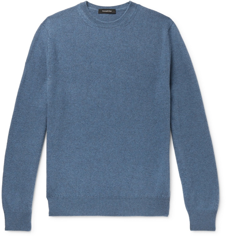 Photo: Ermenegildo Zegna - Yak Sweater - Blue