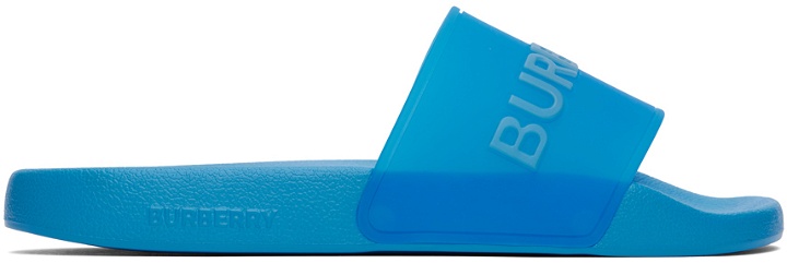 Photo: Burberry Blue Logo Slides