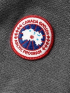 Canada Goose - Stormont Slim-Fit CORDURA-Trimmed Merino Wool Half-Zip Sweater - Gray