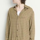 Drôle de Monsieur Men's Geometric Shirt in Kaki