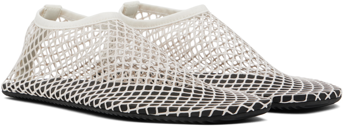 Christopher Esber Off-White Mesh Water Flats