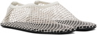 Christopher Esber Off-White Mesh Water Flats